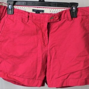 Tommy Hilfiger red shorts